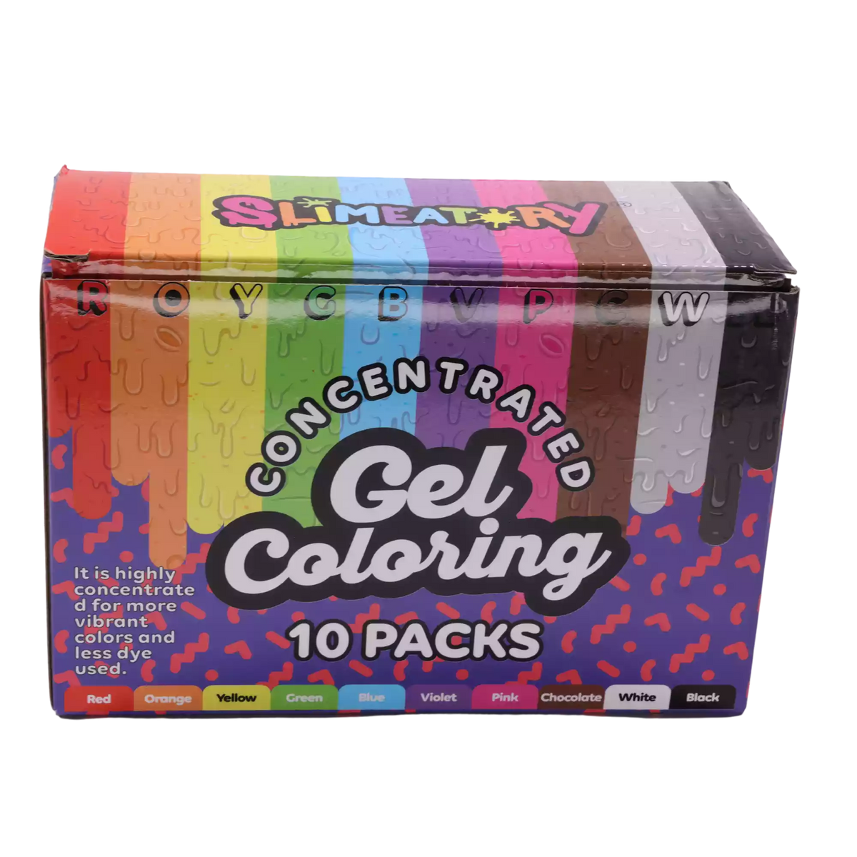 Gel Coloring 10 Color Pack – Slimeatory