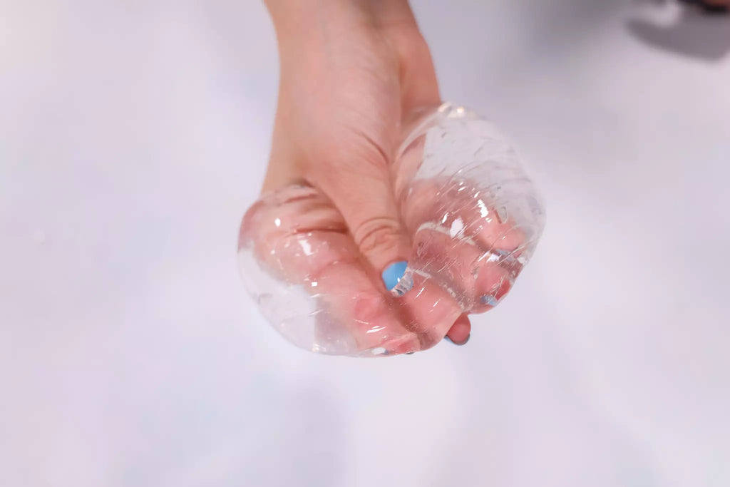 how to make Crystal clear slime 
