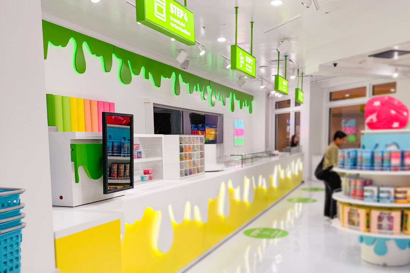 DIY slime bar experience at Slimeatory Brea California