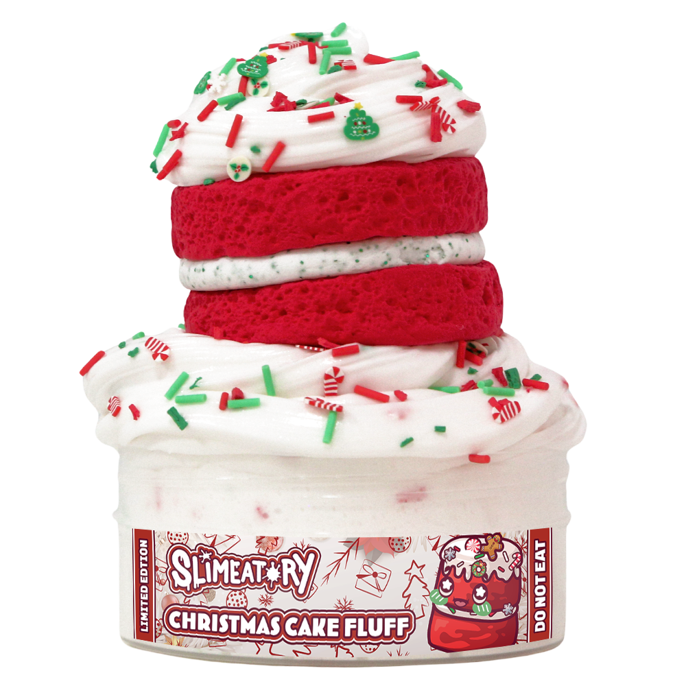 Christmas Cake Fluff 8oz DIY Clay Kit – Slimeatory