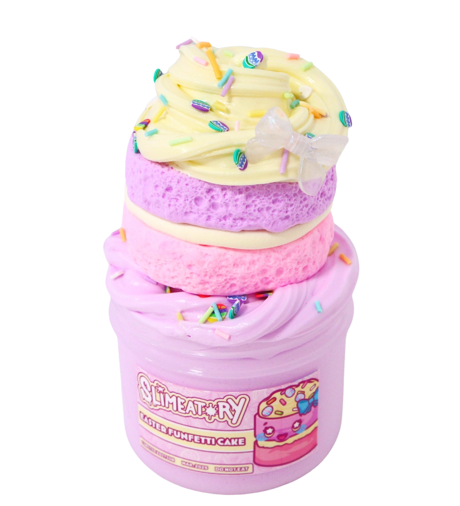 Slimeatory Slime Easter Funfetti Cake DIY Clay Kit 3