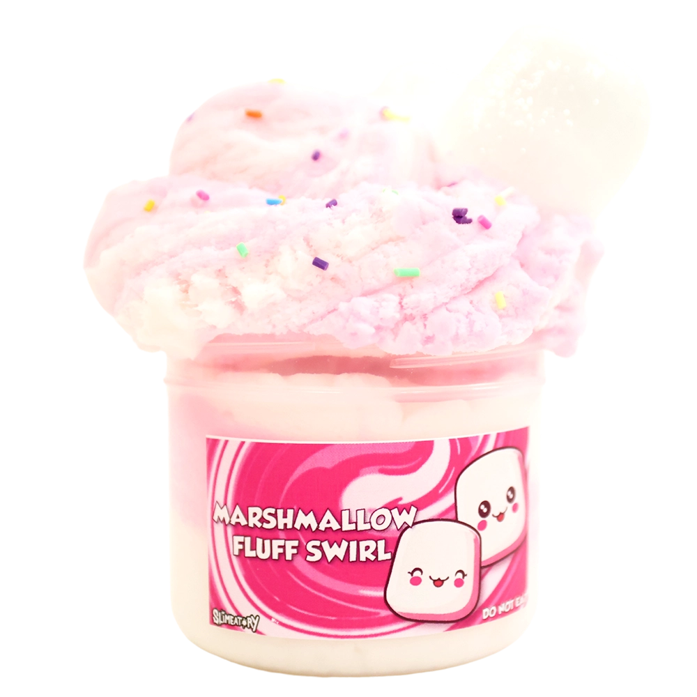 Marshmallow Fluff Swirl 8oz DIY Clay Kit Slimeatory