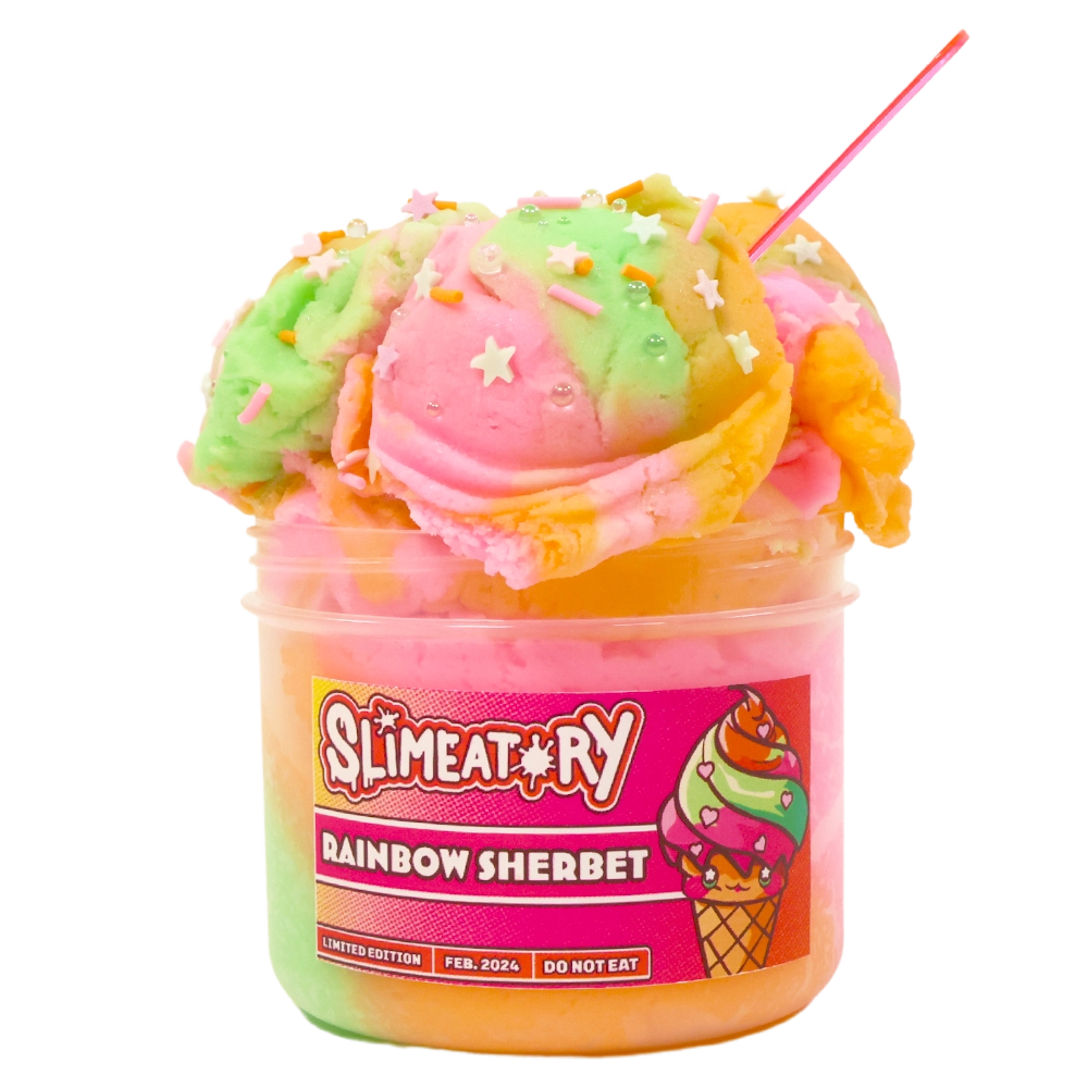 Rainbow Sherbet 8oz Slimeatory
