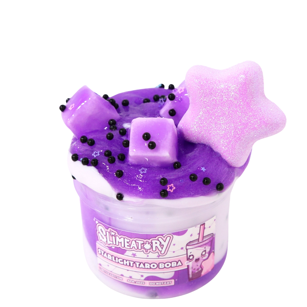 Slimeatory Slime Starlight Taro Boba DIY Clay Kit 3