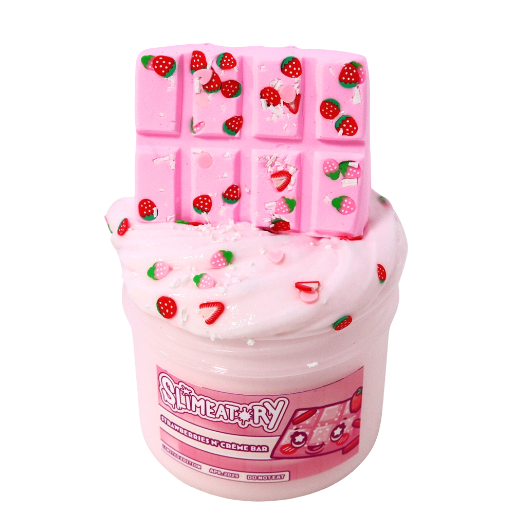 Slimeatory Slime Strawberries N' Crème DIY Clay Kit 3