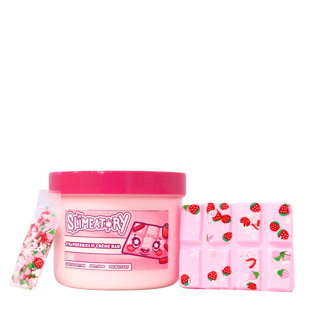 Slimeatory Slime Strawberries N' Crème DIY Clay Kit 4
