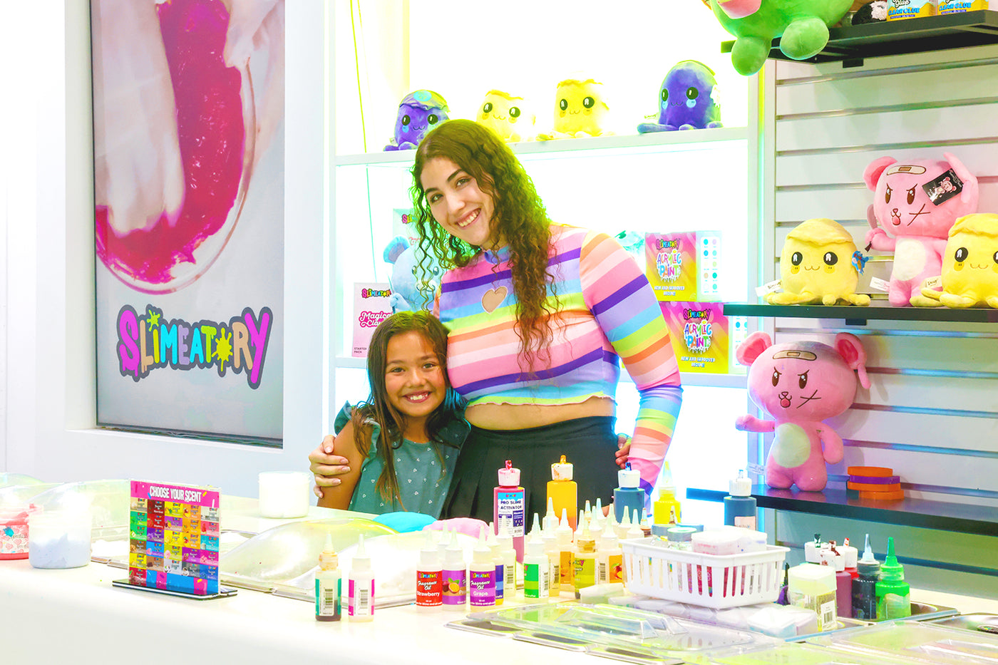 Slimeatory Gilbert slime shop and slime experience